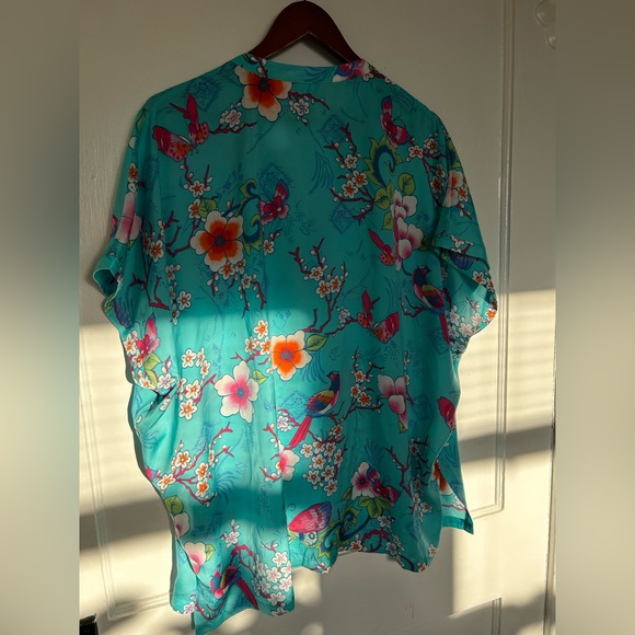 Natori Tropical Caftan Top - Picture 3 of 13